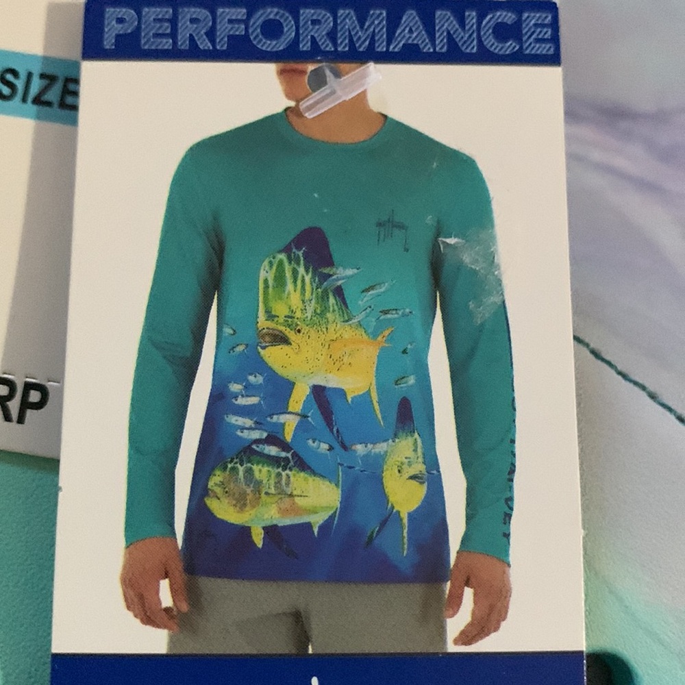 Men’s guy, Henry long sleeve water repellent UPF 30 moister protection